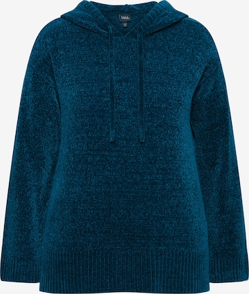 Pull-over Ulla Popken en bleu : devant