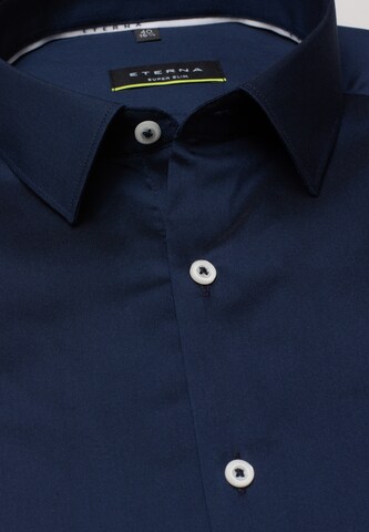 ETERNA Slim fit Business shirt in Blue