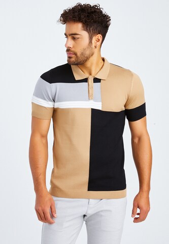 Leif Nelson Shirt in Brown: front