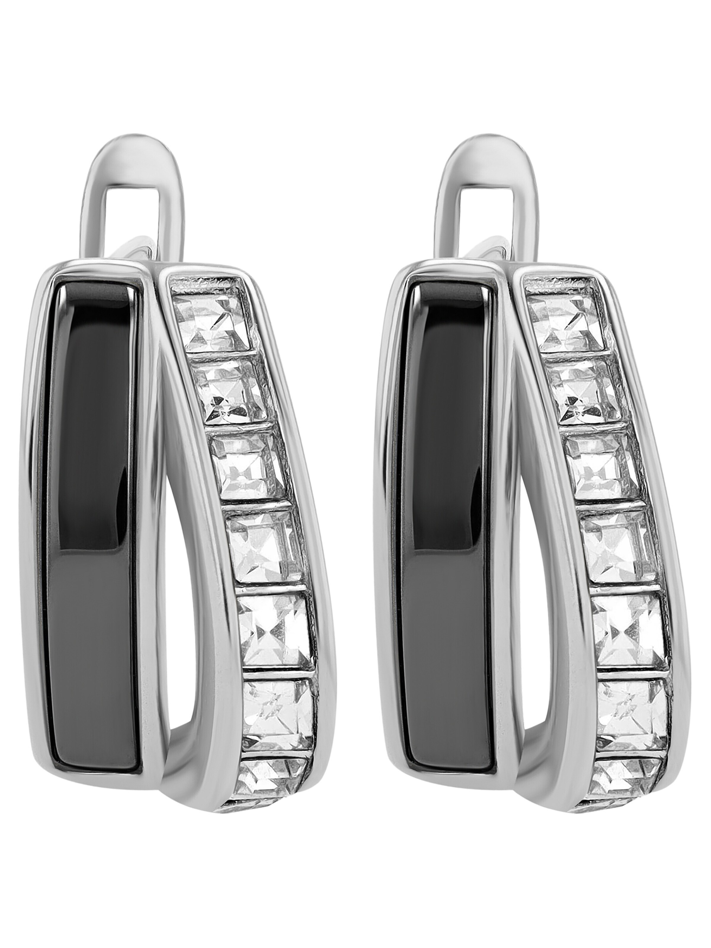 Akzent Earrings 'Doris, langlebig' in Silver