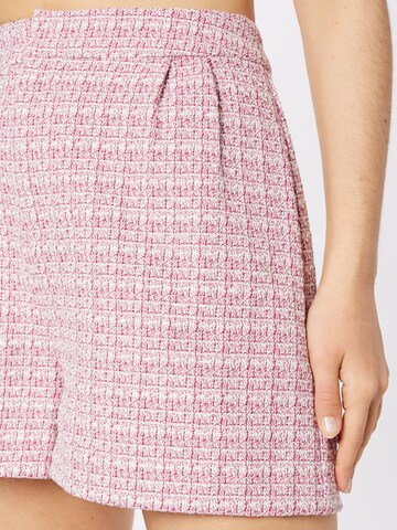 UNITED COLORS OF BENETTON Štandardný strih Plisované nohavice - ružová