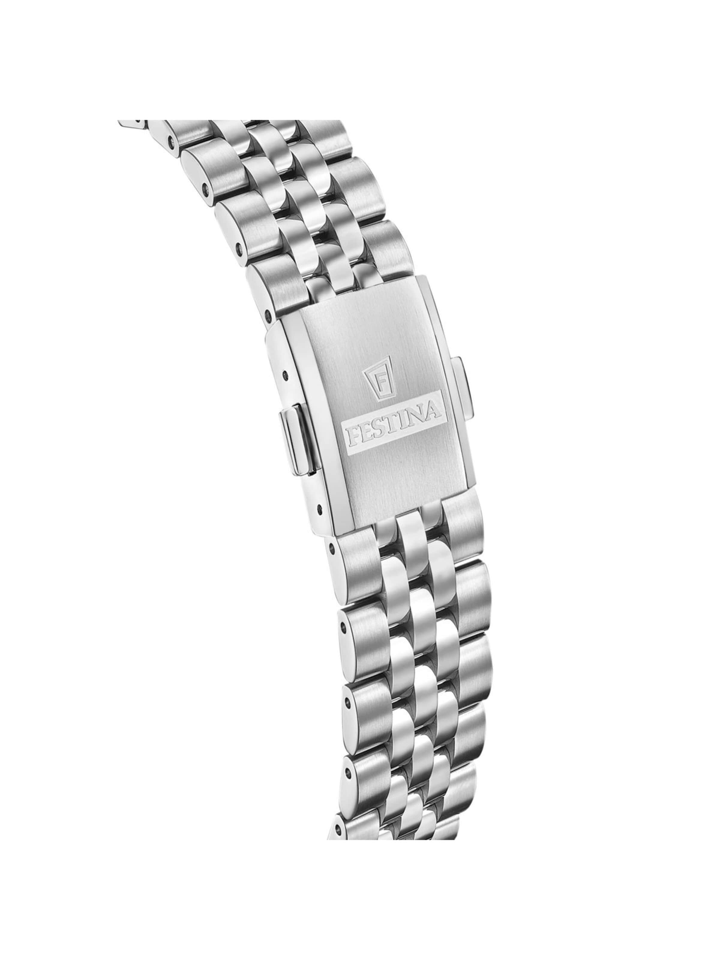 Montre à affichage analogique FESTINA en argent