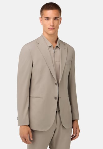 Boggi Milano Regular fit Business-colbert 'B-Tech' in Grijs: voorkant