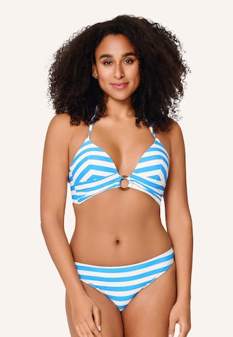 LingaDore Triangel Bikini in Blauw: voorkant