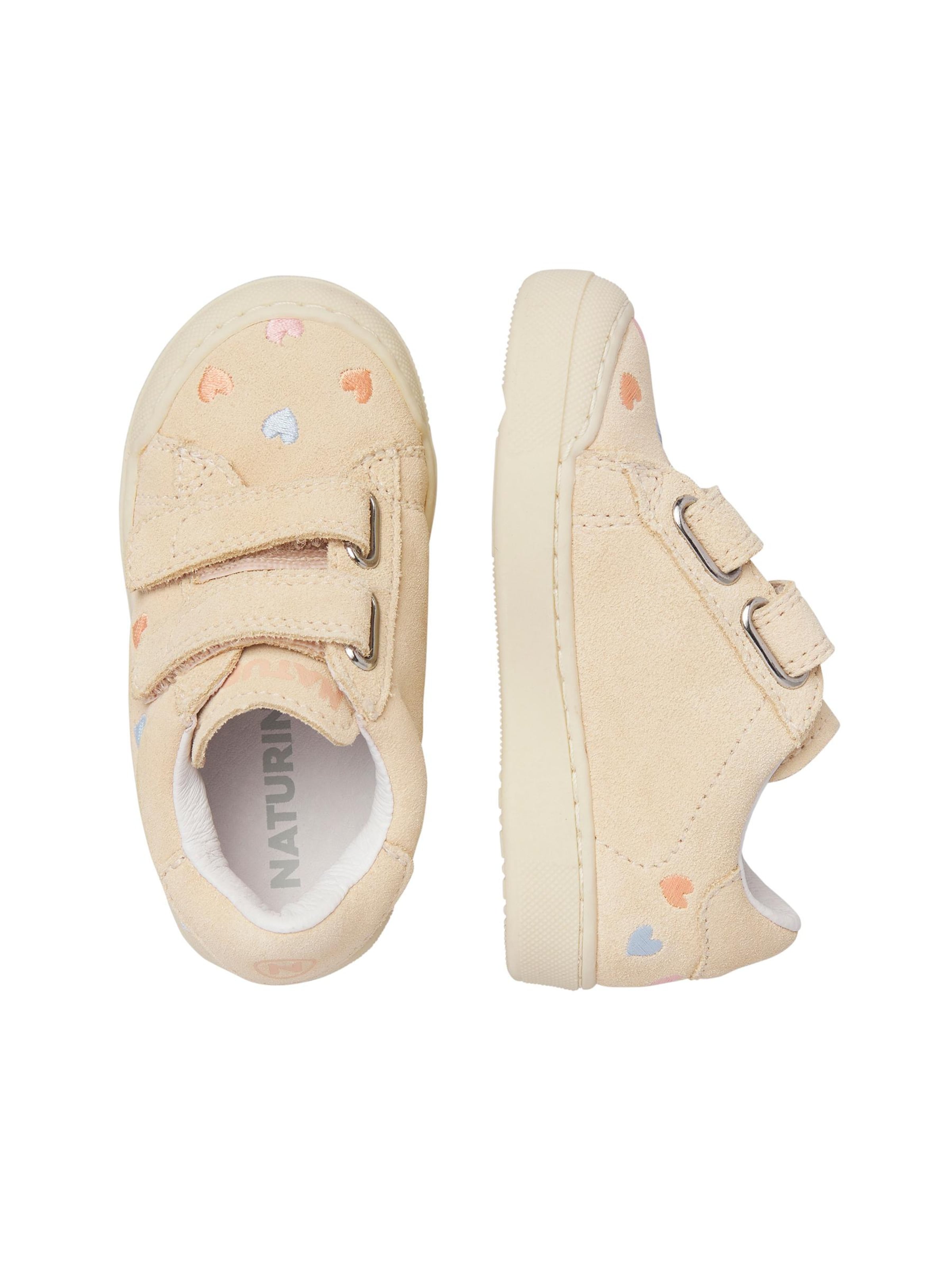 NATURINO Sneaker 'EINDHOVEN 2 EMBR.VL.'‌‌‌‌‌‌‌‌ in Beige