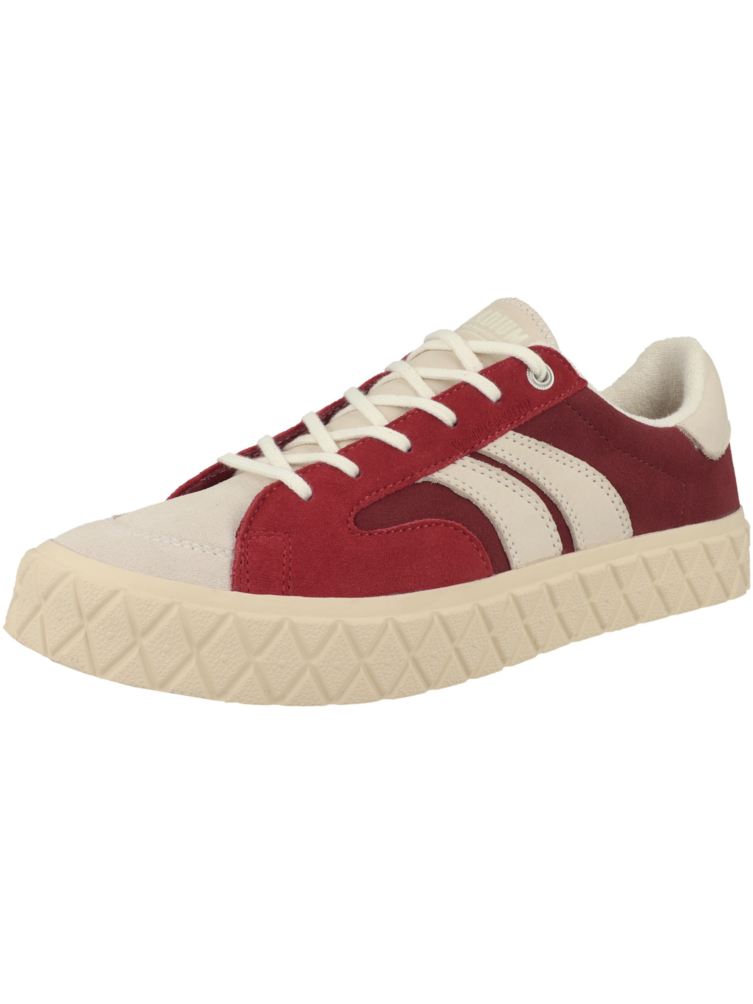 Palladium Platform trainers in Red