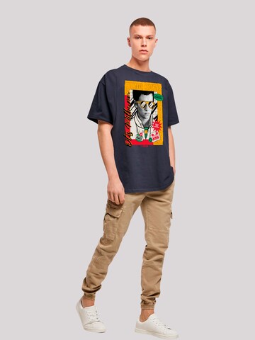 F4NT4STIC Shirt 'Sex Education Otis Hung Over Netflix TV Series' in Blue