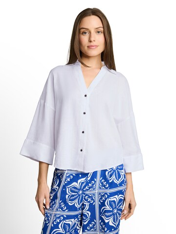 TOM TAILOR Bluza | bela barva: sprednja stran