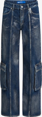mėlyna KARL LAGERFELD JEANS Laisvas Darbinio stiliaus džinsai: priekis