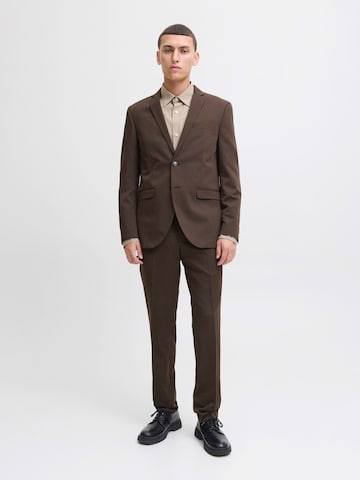 JACK & JONES - Slimfit Pantalón de pinzas 'JPRFranco' en marrón