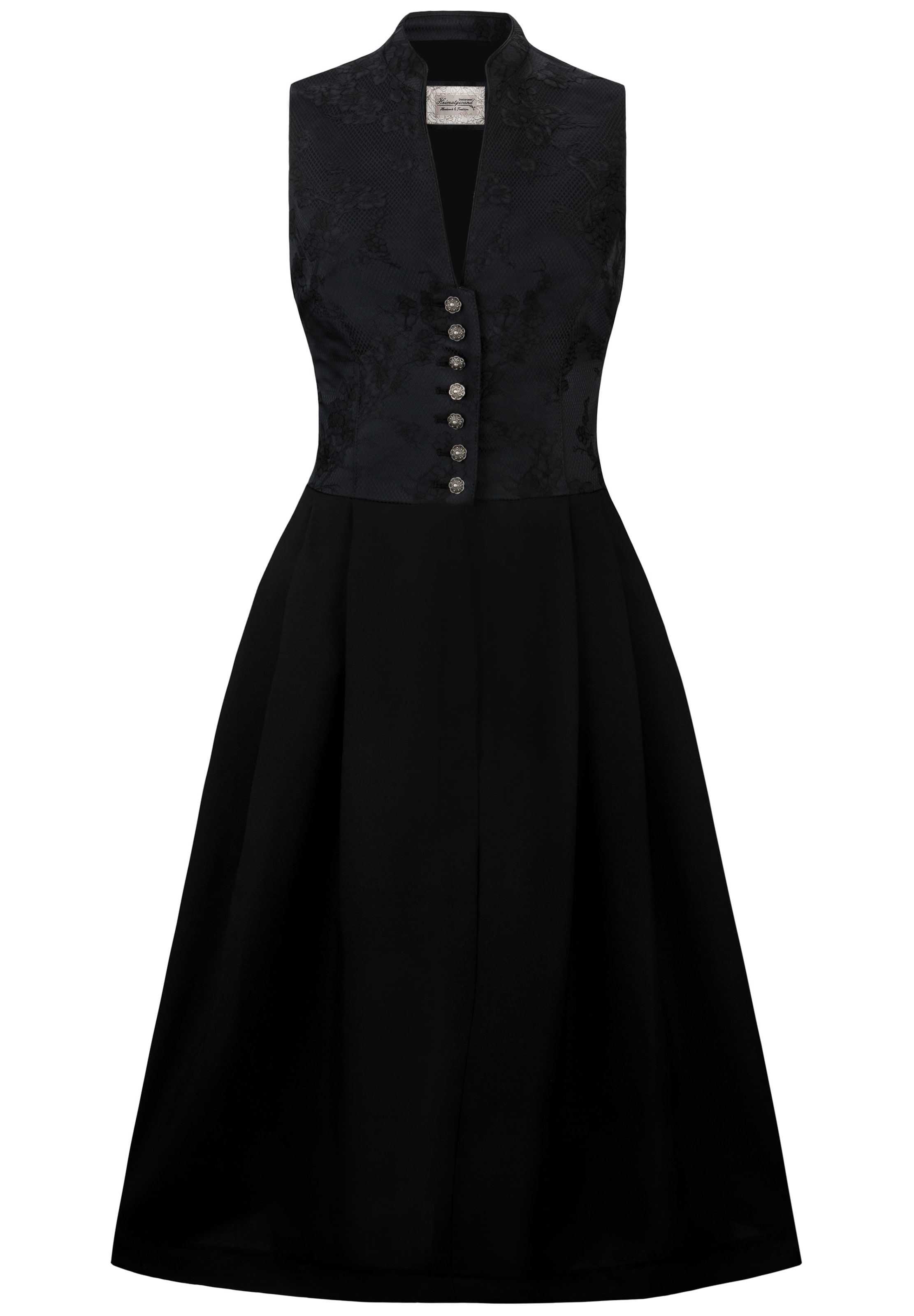 STOCKERPOINT Dirndl in Schwarz: Vorderseite