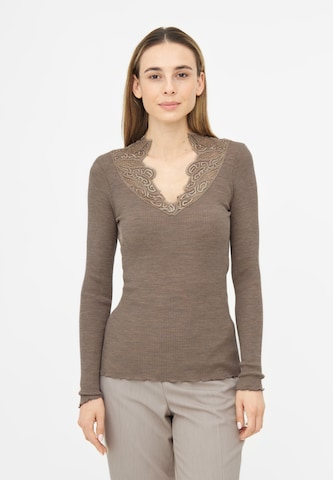 TOOche Trui 'Star Elegance' in Bruin: voorkant
