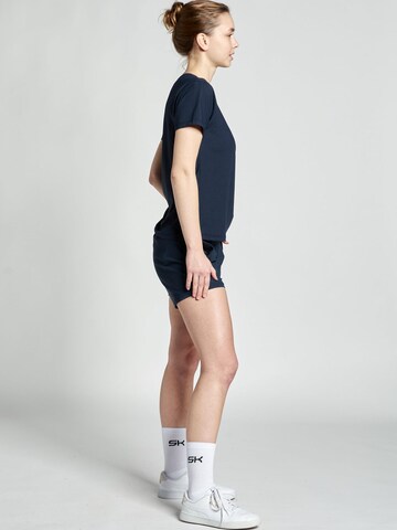 SPORTKIND Functioneel shirt 'Loose Fit Short Sleeve Shirt' in Blauw
