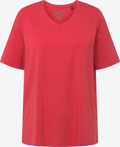 Ulla Popken T-shirt en rouge néon, Vue avec produit