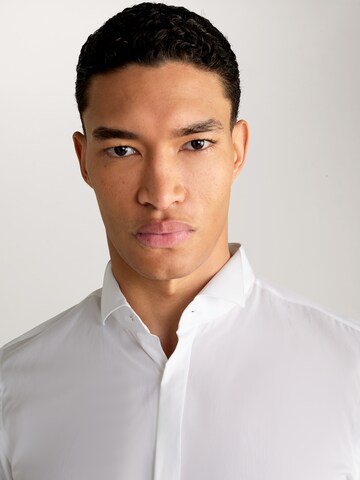 JOOP! Slim fit Zakelijk overhemd 'Pauly' in Wit
