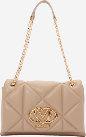 Love Moschino Skuldertaske i grå: forside