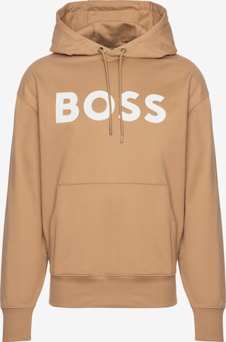 BOSS Black Sweatshirt 'Sullivan 16' in Beige: front