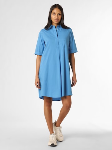 Marie Lund Shirt Dress in Blue: front