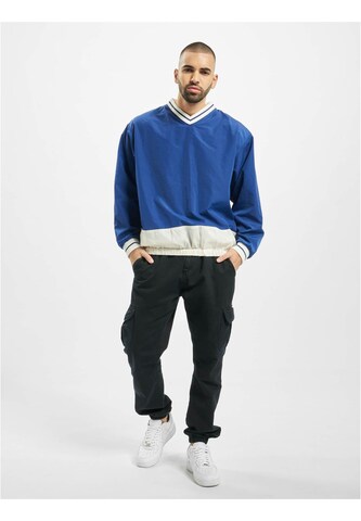 Pull-over DEF en bleu : devant