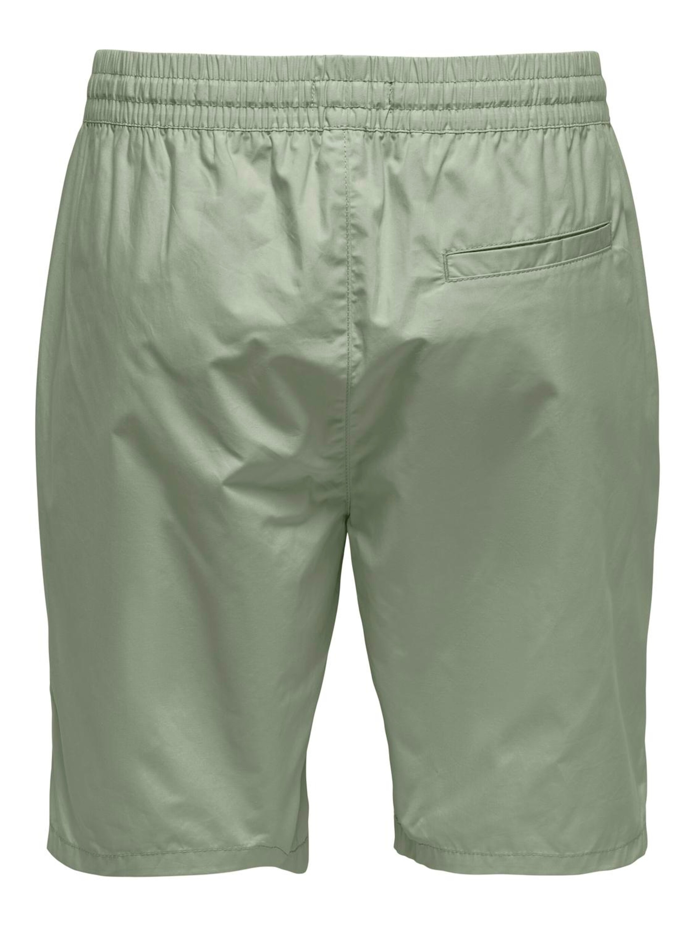 Only & Sons regular Bukser 'LINUS' i grøn