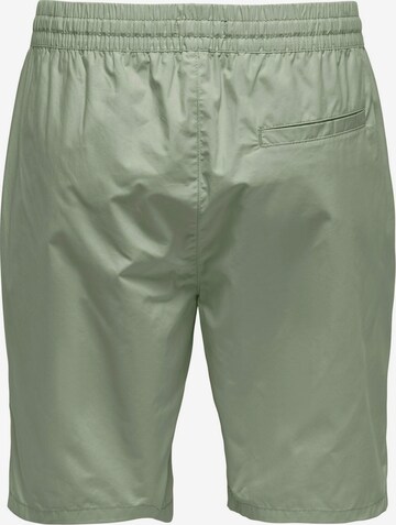 Regular Pantalon 'LINUS' Only & Sons en vert