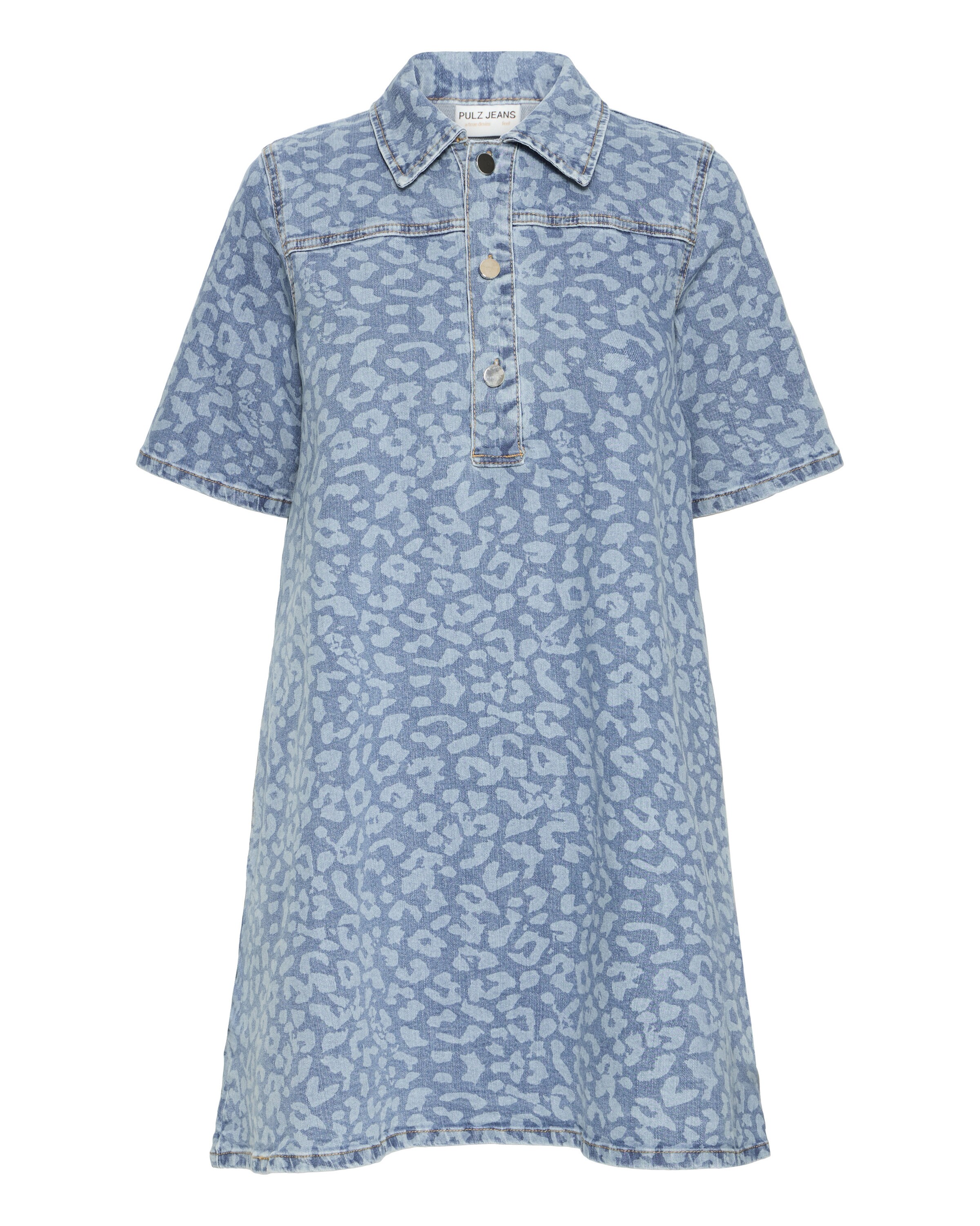 Pulz Blousejurk 'JANNAH' in Blauw: voorkant