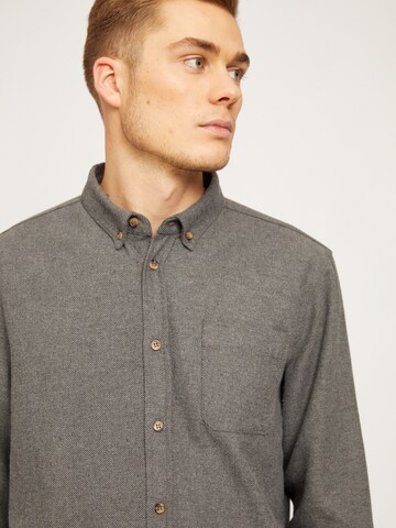 mazine Regular fit Button Up Shirt ' Yarm Shirt ' in Grey