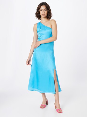 Robe de cocktail 'FRANCES' Olivia Rubin en bleu : devant