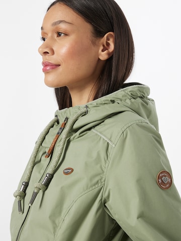 Ragwear Between-Season Jacket 'DANKA' in Green