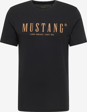 MUSTANG T-Shirt 'Austin' in Schwarz: Vorderseite