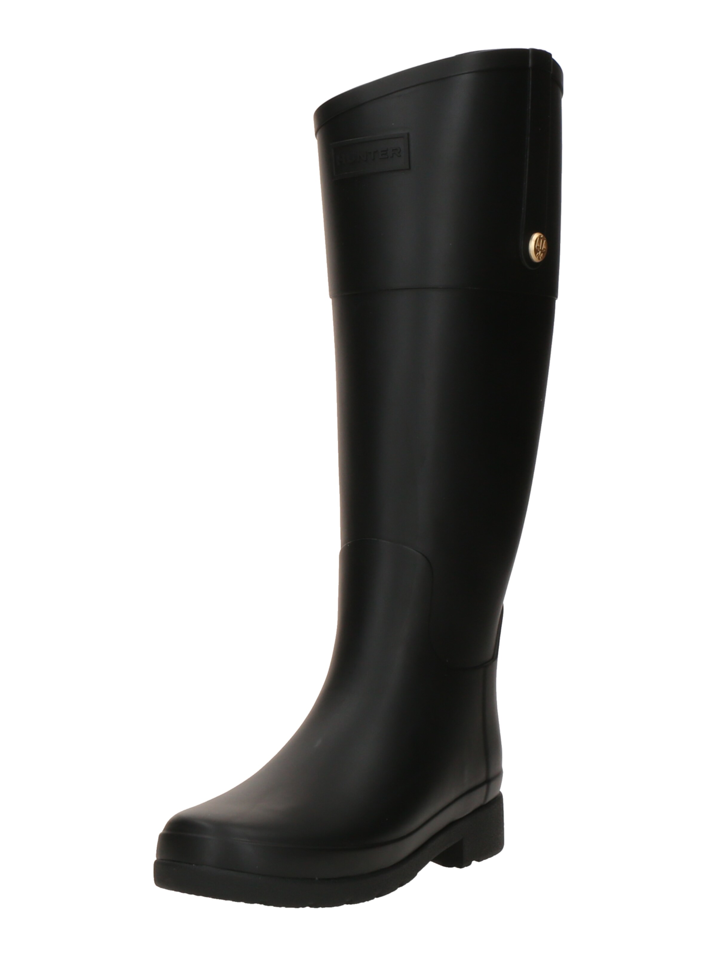 Bottes en caoutchouc HUNTER en noir : devant