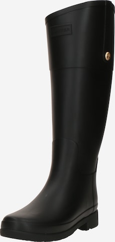 Cizme de cauciuc de la HUNTER pe negru: față