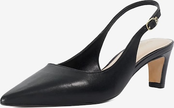 Dune LONDON Slingpumps in Zwart: voorkant