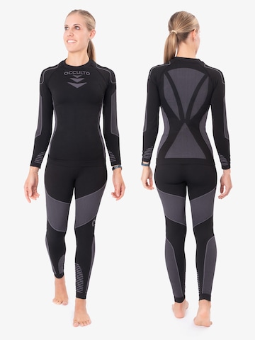 Occulto Performance shirt 'Lindsey' in Black: front