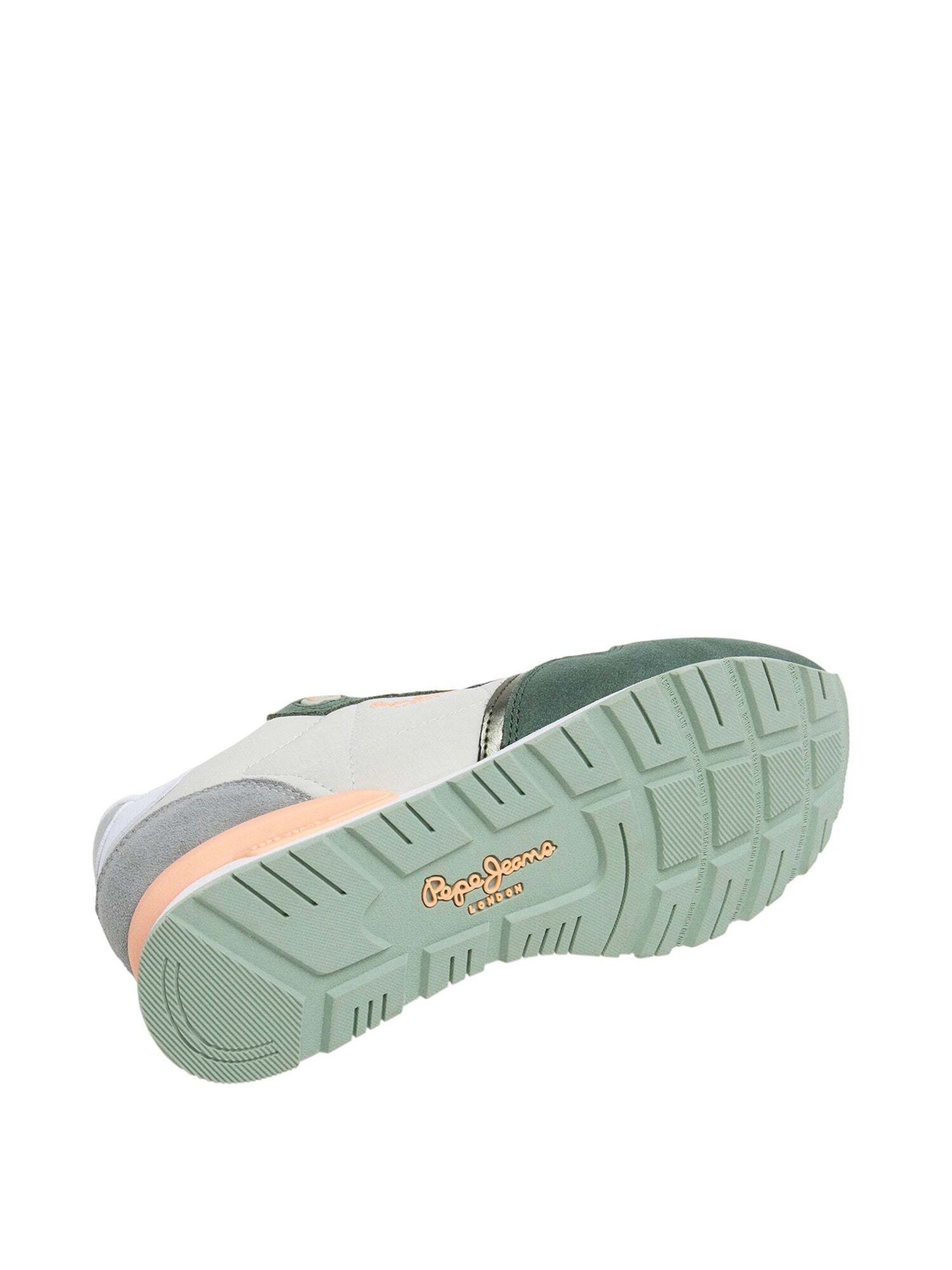 Pepe Jeans - Sapatilhas baixas 'Brit Camp' em verde