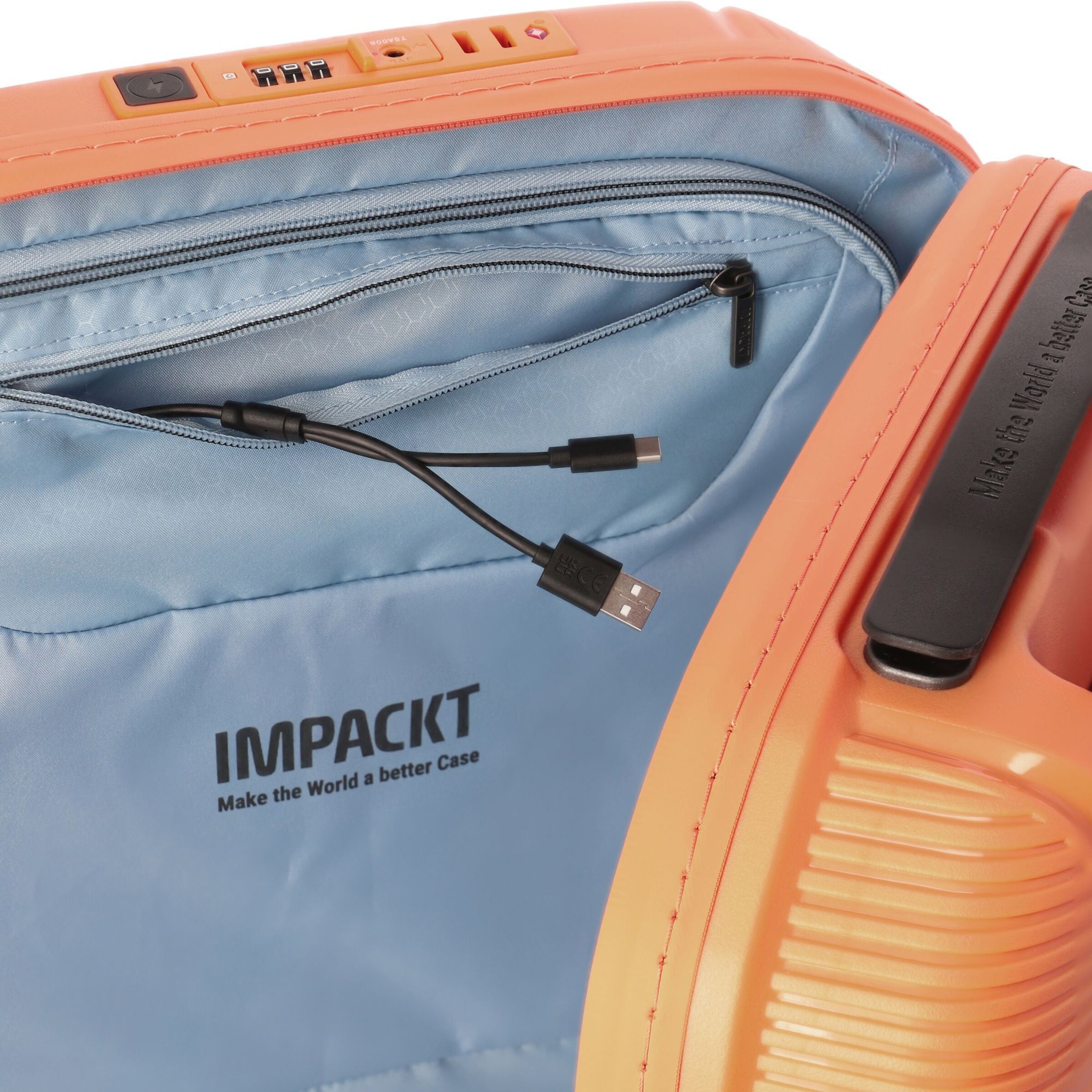 Trolley di IMPACKT in arancione