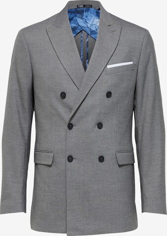 SELECTED HOMME Slim fit Suit Jacket 'Daxlogan' in Grey: front
