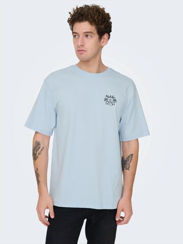 Only & Sons Shirt 'ONSMILO' in Blue