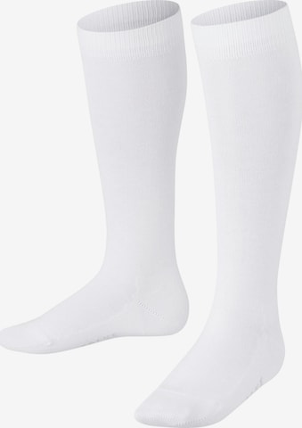 FALKE Socken 'Family' in Weiß: Vorderseite