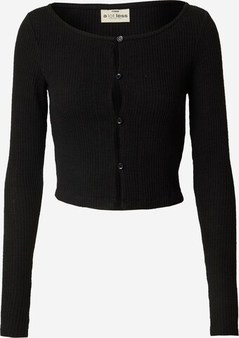 A LOT LESS Shirt 'Ronja' in Black: front