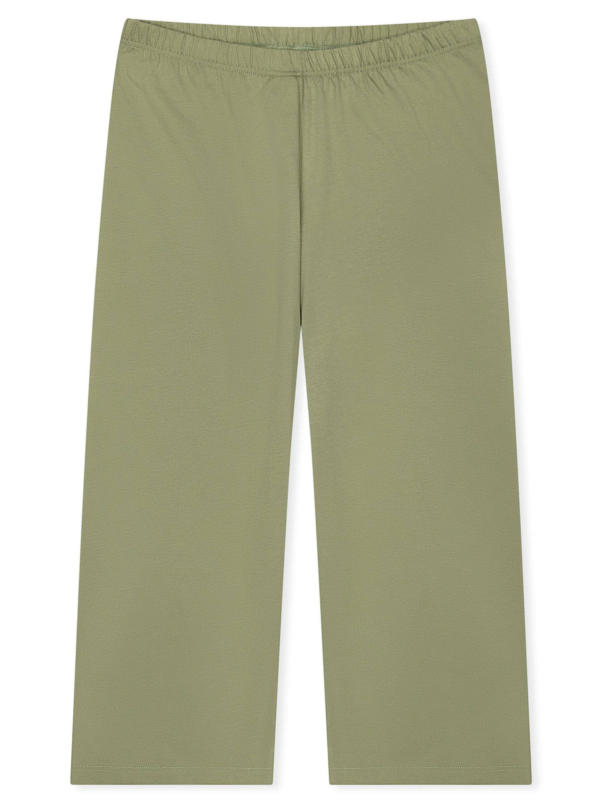 SCHIESSER Pajama ' Casual Essentials ' in Green