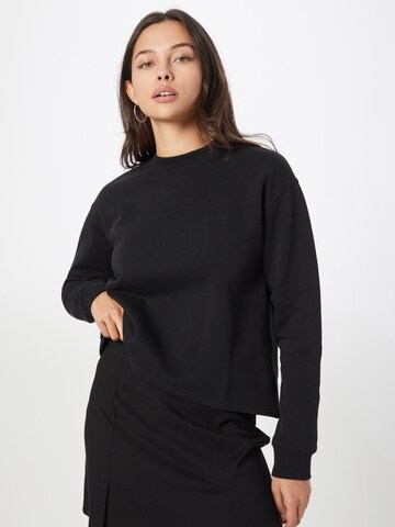 Rotholz Sweatshirt in Black: front