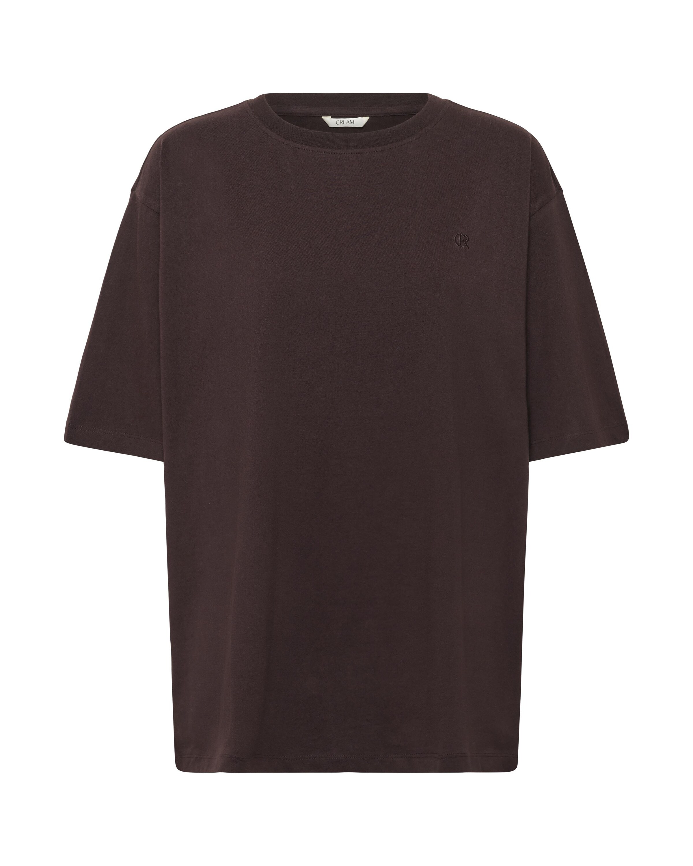 Cream Shirt 'Okina' in Brown: front