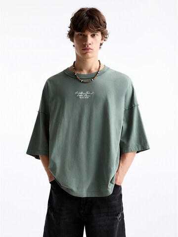 Pull&Bear T-Shirt in Grün