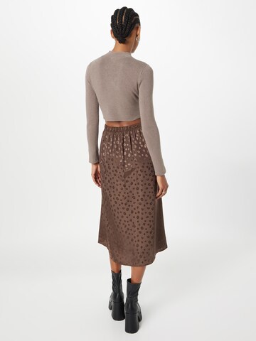 JDY Skirt 'DIFFI' in Brown