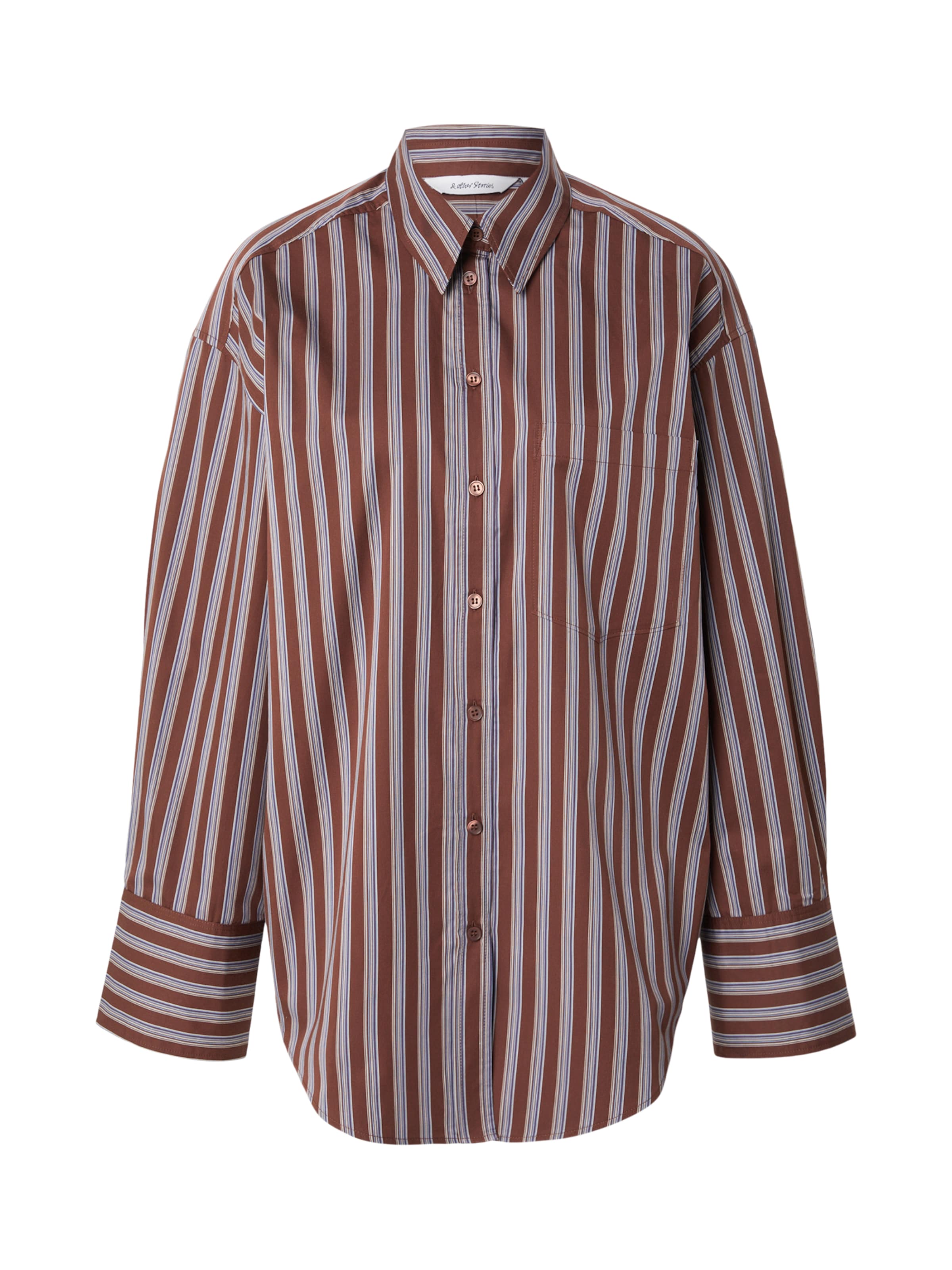 & Other Stories Μπλούζα σε καφέ: μπροστά