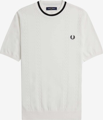 Fred Perry Shirt in Wit: voorkant