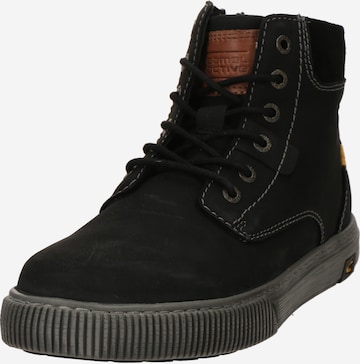 Bocanci cu șireturi 'Moon' de la CAMEL ACTIVE pe negru: față