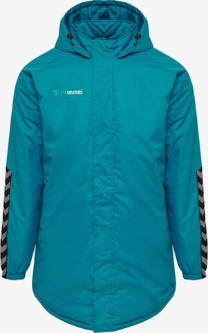 Hummel Sportjas in Blauw: voorkant