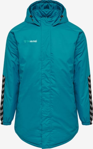 Hummel Sportjas in Blauw: voorkant